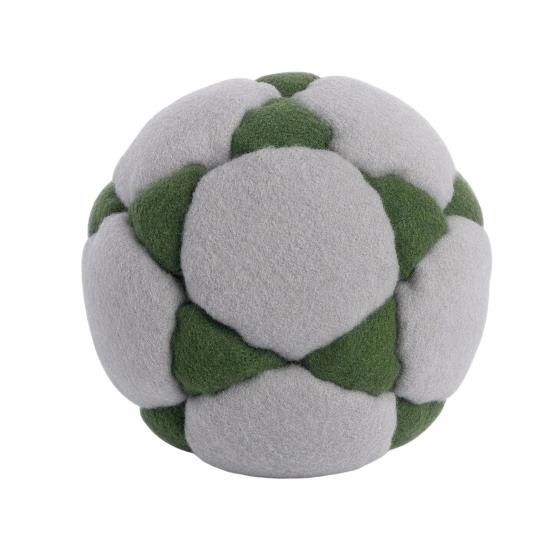 32 Panel Sand Filled Juggling Ball, Soft Footbag Toy for Kids Adults, Outdoor Soccer Kick Sack for Coordination