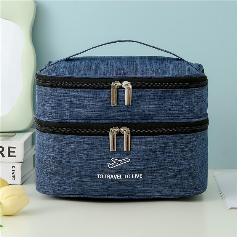 Makeup Bag Portable Versatile Travel Storage Bag Traveling Moving Capacity Large