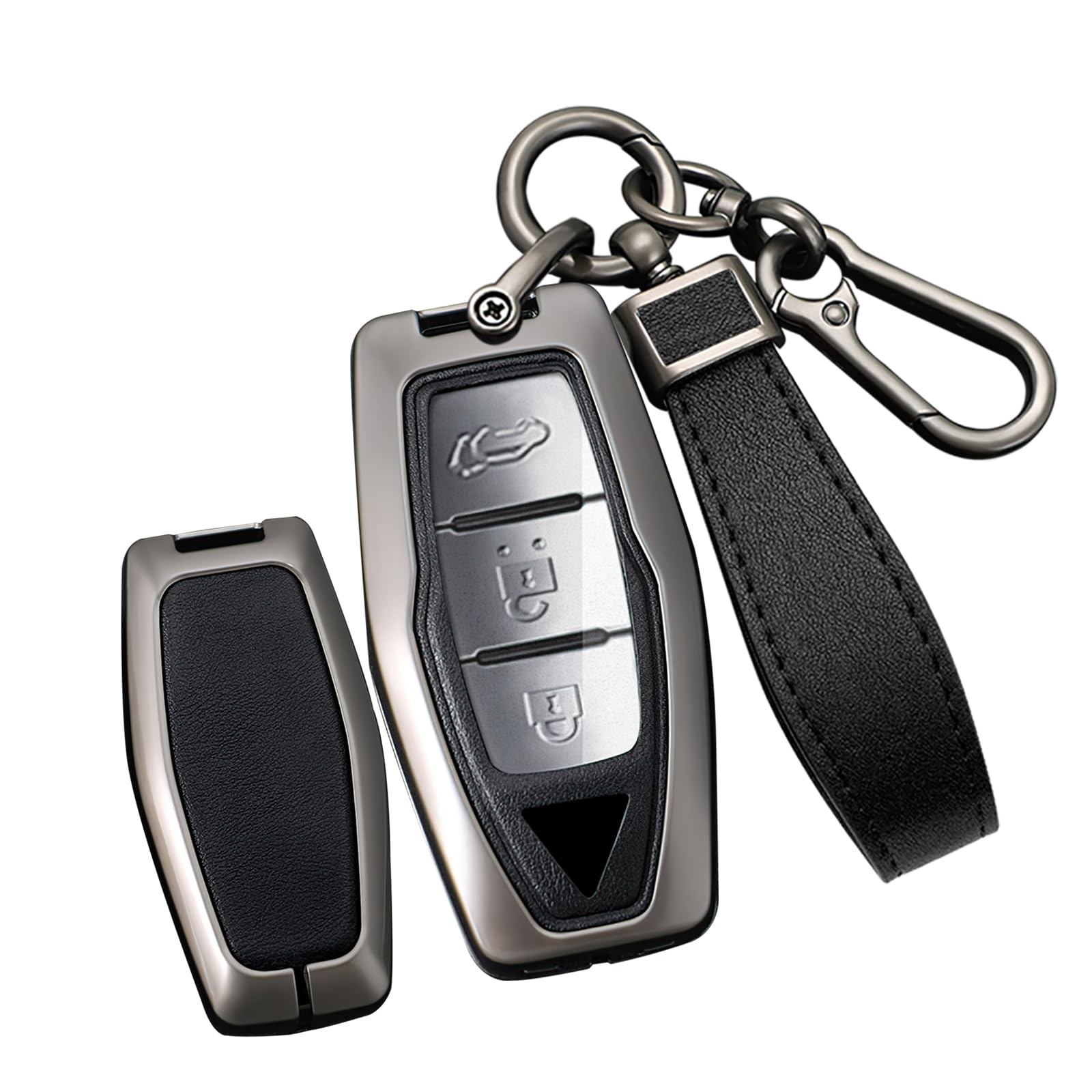 

TECART Key Case, For Mitsubishi Outlander, Key Cover, Outlander Key Holder, Compatible with New чорний