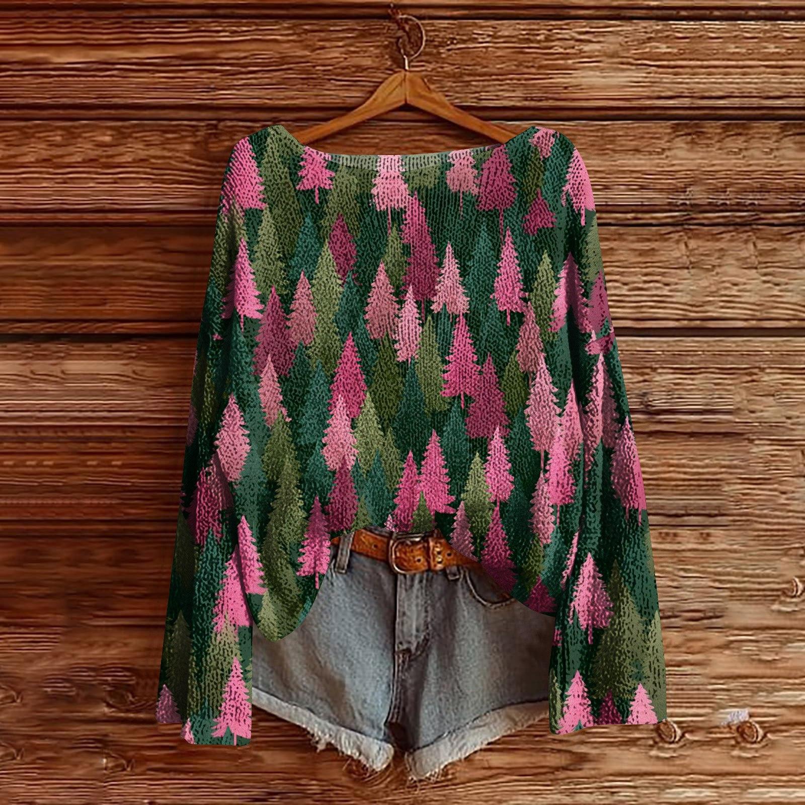 

Женский легкий свитер с круглым вырезом, повседневный вязаный пуловер с длинным рукавом L зелёный