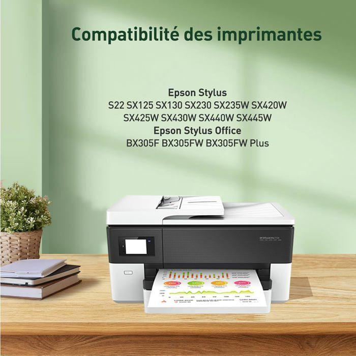 Cartouches d'Encre - LASER GENETICS CARRON - T1285 - Compatible Epson - 9 pièces - Facile à installer