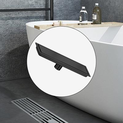Scarico a Pavimento Rettangolare Drenaggio Rapido Lineare Piatto per Doccia per Bagno di Casa