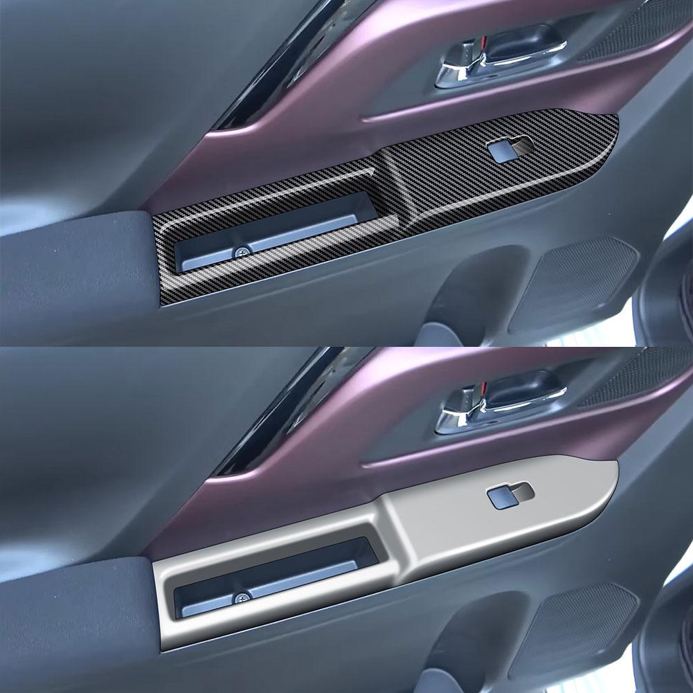 Window Glass Lift Switch Button Trim Frame For 2025 Suzuki Spacia Custom M K54S M K94S Car Door Armrest Cover Panel