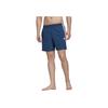 Adidas Originals 3 Stripe Swim Fashion Soft Simple Casual Swim Trunks Men Swimwear Blue FM9873