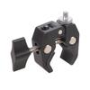 Aluminum Camera Clamp With Double 1/4 3/8 Threaded 3KG Load For Action Camera Phone Holder Studio Equipment Mount