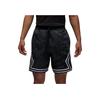 Jordan Logo Print Striped Straight-Leg Elastic Casual Shorts Men Bottoms Black DZ0563-022