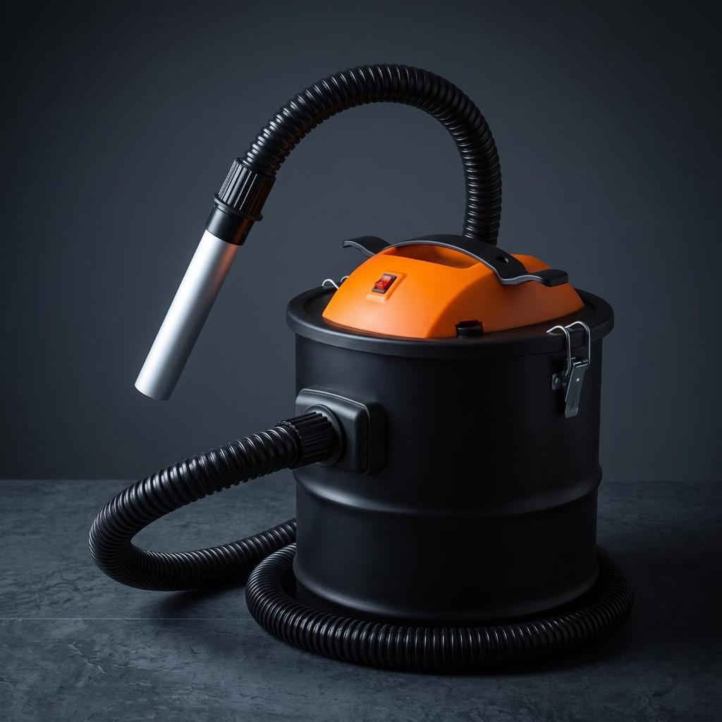 Ash Vacuum with Metal Wand Portable Cleaner for Wood Heater