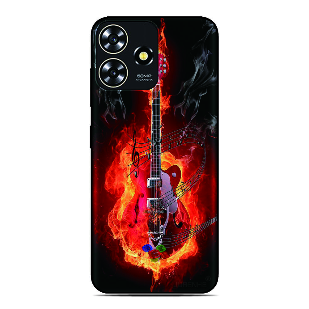 

Flame Musical Phone Case For Motorola Moto G77 G17 G67 G57 G56 G15 G86 G54 Power 5G G24 G04 G05 G06 G84 G85 G55 E15 E14 Cover Moto G04s 4G