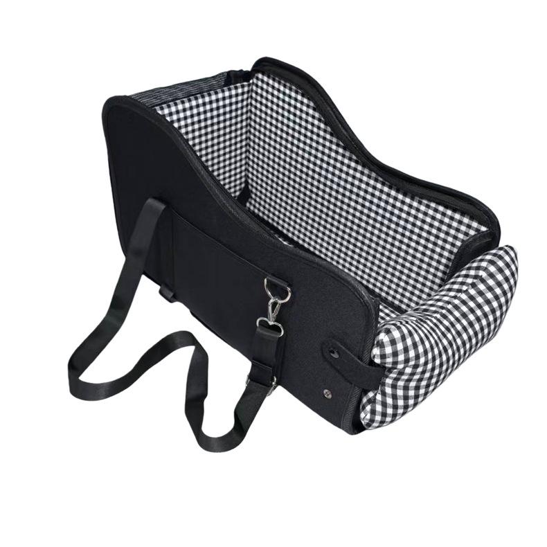 Portable Pet Car Bed & Safety Seat for Dogs and Cats