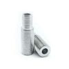 M10*21—8*9 Hollow Full-Threaded Lamp Tube, Electroplated White Zinc