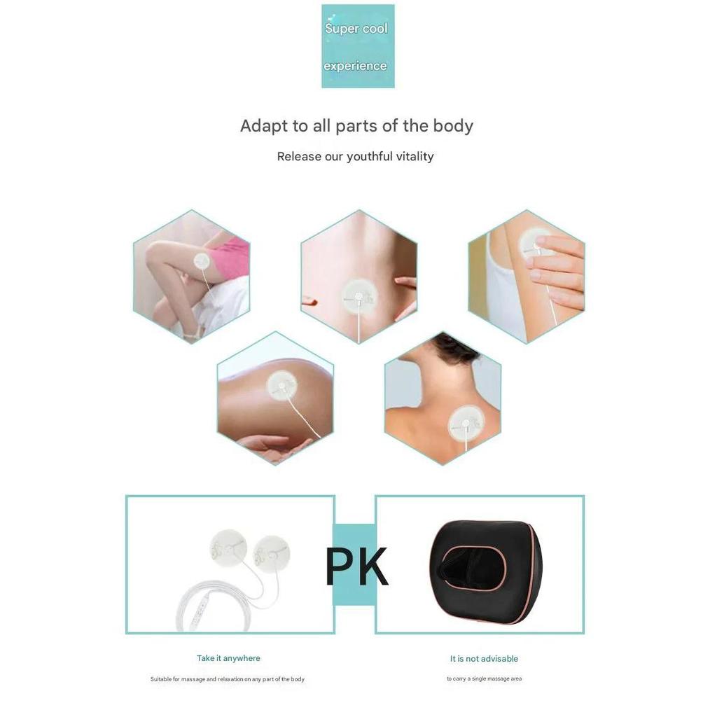 Mini Portable Cervical & Shoulder Massager - Wired Acupoint, Pulse, Whole Body Use
