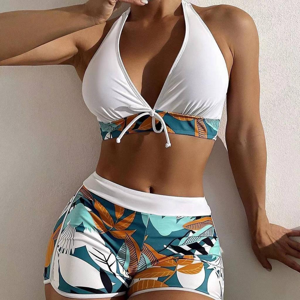 High Waist Swimsuit Women Summer Bathing Suit Bikini Set Plus Size Swimwear Women Beach Swimming Suit