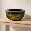 Incense Burner Brass Holder AntiqueStyle Censer for Collectors, Home Decor, Meditation, Tea