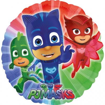 Balon Foliowy Okrągły Pj Masks  43 Cm  1 Szt.