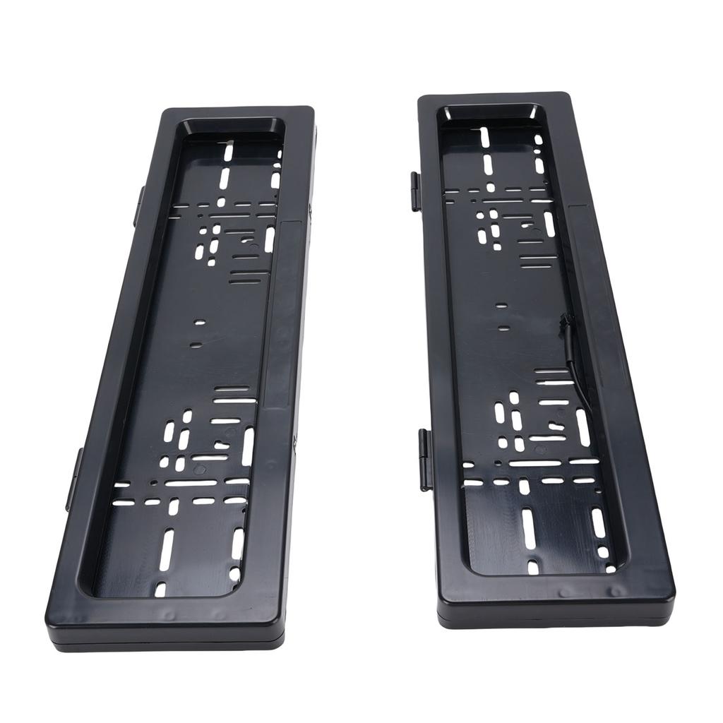 מסגרת לוחית רישוי, מחזיק לוחית רישוי מפלסטיק ABS עם שלט רחוק ומחוון לסימון קדמי ואחורי, מותג רכב חשמלי אירופאי