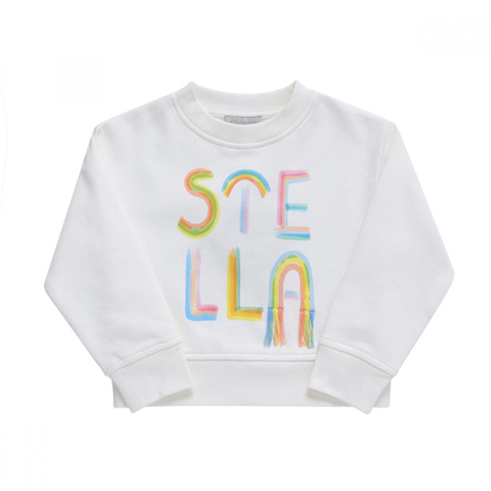 

Stella Mccartney Tt4a40 Z0447 101 Rainbow Logo Print Kids Sweatshirt TT4A40 Z0447 101 (6A)