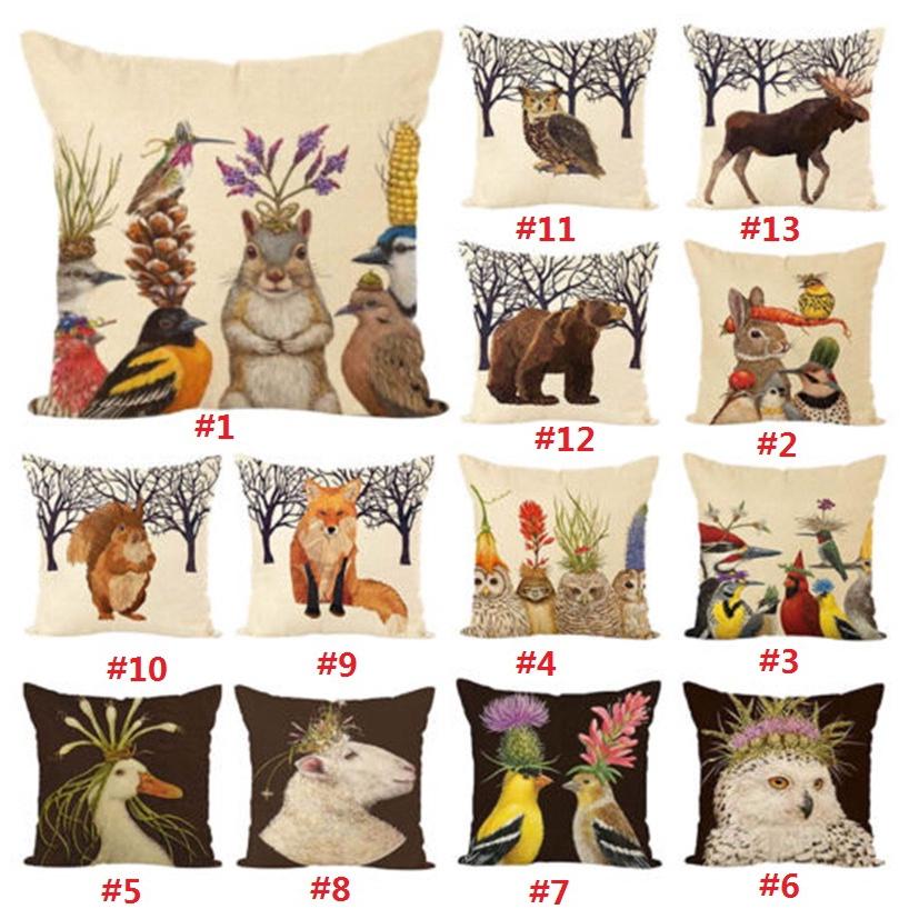 Luxurious 17.7" Animal Print Cushion Cover Adds Elegance To Any Sofa Or Car Interior