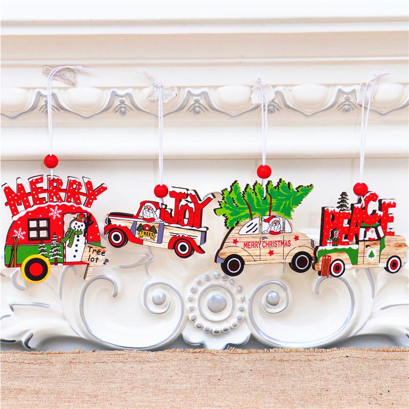 Frohe Weihnachten Neujahr Dekor Weihnachtsbaum Dekoration Anhänger Autobrett Muster Anhänger Home Urlaub Party Weihnachtsgeschenk Ornamente