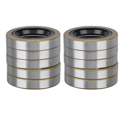 10PCS Double Lip Grease Seals High Hardness Trailer Axle Hub Wheel Grease Seals Fit for Dexter 010‑019‑00