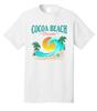 Cocoa Beach Florida T-shirt Short Sleeve Tee Vacation Beach Souvenir White Sand Unisex T-Shirt