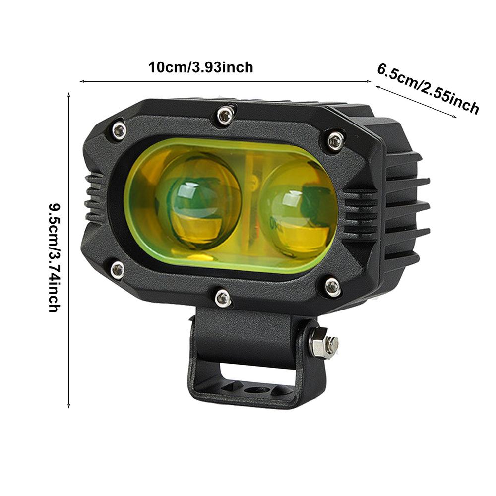 Fog Lights For Motorcycle Adjustable Waterproof LED Auxiliary Lights High-Intensity Motorcycle Auxiliary Lights For Night Riding