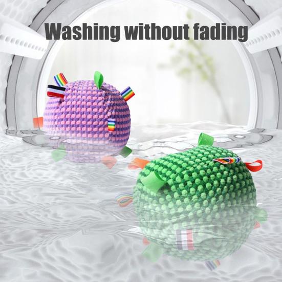 Dogs Sound Ball Puppy Toy Ball with Built-in Bell Chew-Friendly Toss And Fetch Ball for Dogs Training Interactive Play Boredom Relief