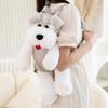 Cartoon Simulation Schnauzer Backpack Plush Toy Puppy Dog Doll Girls Messenger Bag Children'S Doll