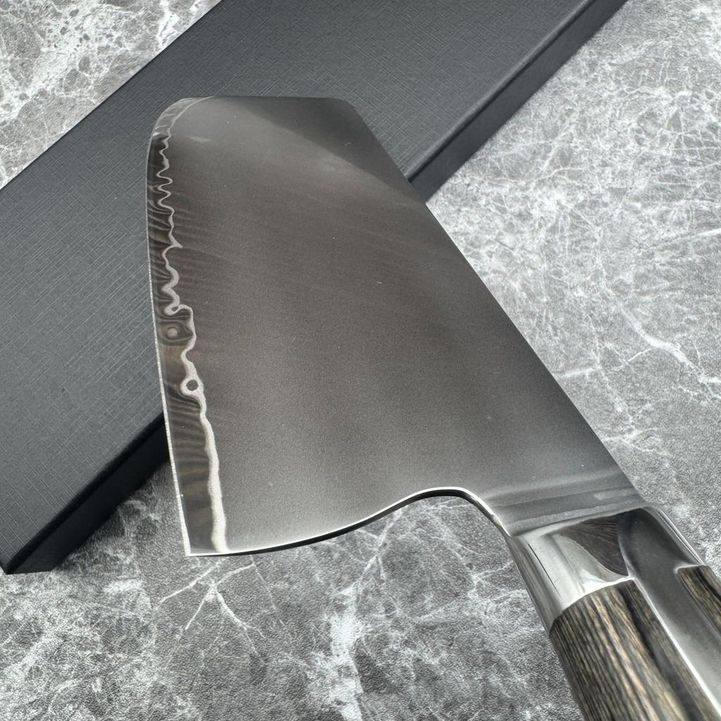 7 Inch Chinese Chef Knife S301 Powder Steel Blade Wood Handle Slicing Vegetables Cleaver Meat Handmade Forged Kitchen Knives