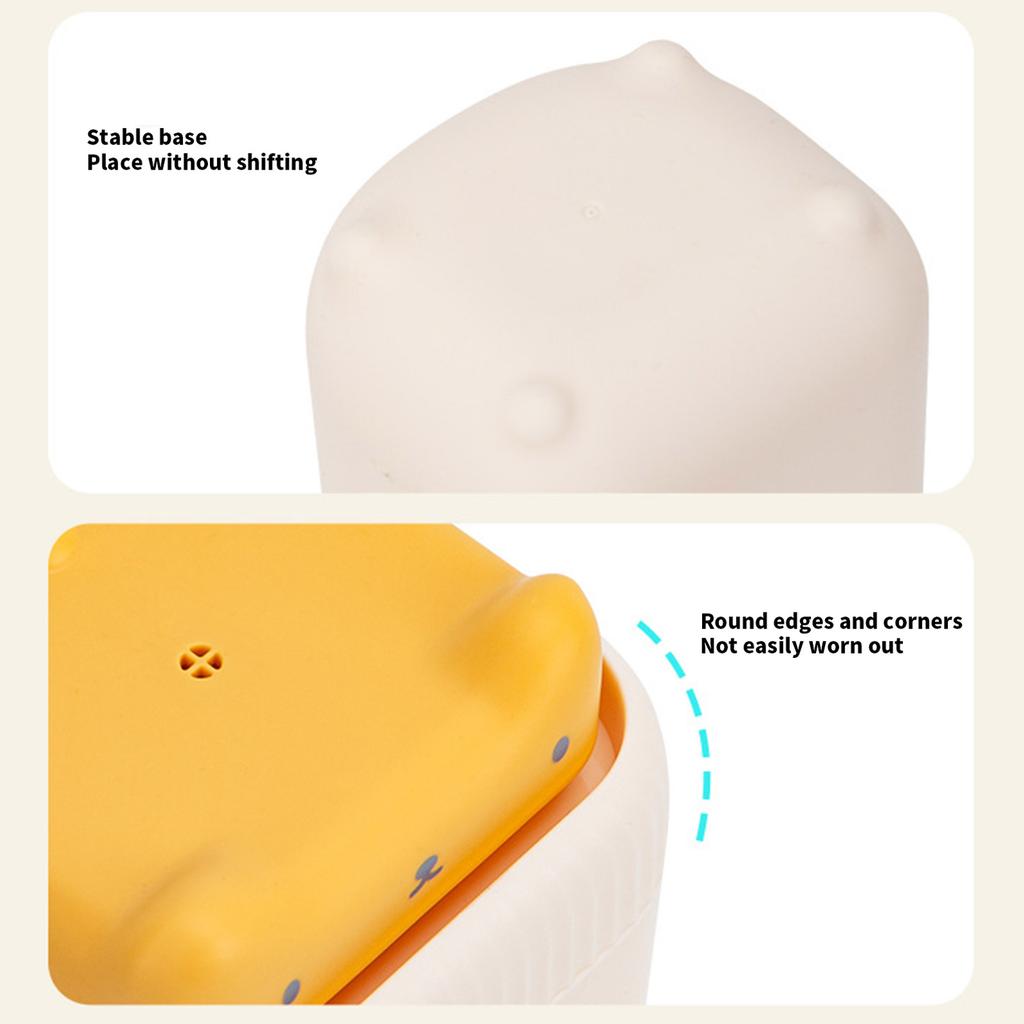 Katzenform Flüssigseifenspender für Geschirrspülen und Handreinigung Nachfüllbar Wiederverwendbar Seife Kunststoff Pressflasche