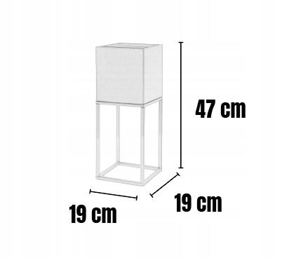 FLOWERPOT Metal Flowerpot Cover Red Lorient 19x19x47cm