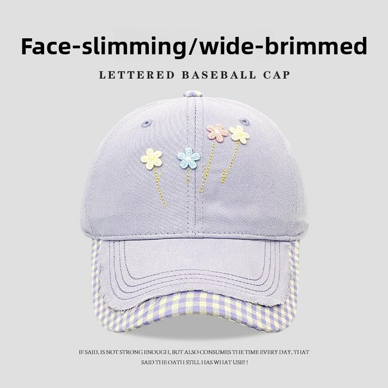 Cotton Summer Cap For Women With Wide Brim Sunshade And Adjustable Fit Perfect For Casual Wear