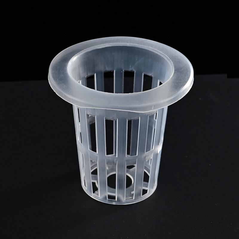 50Pcs Hydroponic Soilless Mesh Net Basket Plant Vegetable Growing Nursery Cup Pot Sponge Fixator Container Aeroponic Veg Planter