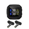 Wireless Motorcycle TPMS Tire Pressure Monitoring System Motor Tyre  LCD Display With Internal or External TH/WI Sensors