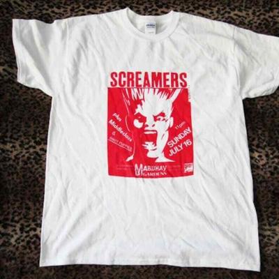 The Screamers, Vtg Flyer T-Shirt, Unisex Full Sizes, Men Women Style QT826 Unisex T-Shirt