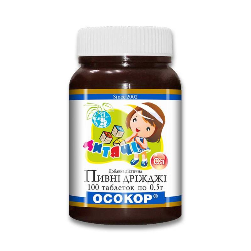 Brewer's Yeast OSOKOR Children's Tablets No. 100 Fortifying
