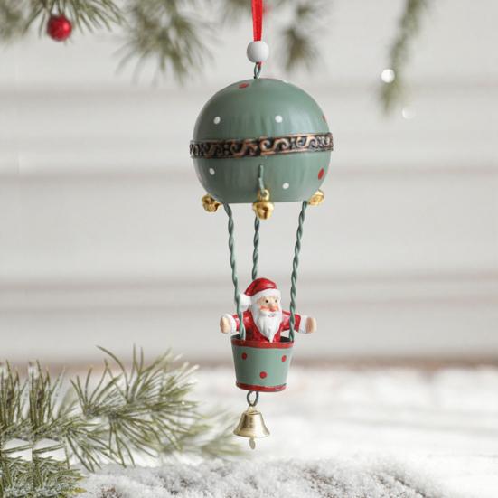 Závěsná ozdoba na vánoční stromek se šňůrkou, snadná instalace, ručně malovaná figurka, sváteční ozdoba sněhulák Santa Claus