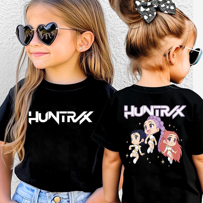 KPop Demon Hunters Saja Boys Barneklær Sommer Tegneserie Derpy Tiger Klær Mote Gutter T-skjorte Bomull Barne T-skjorter