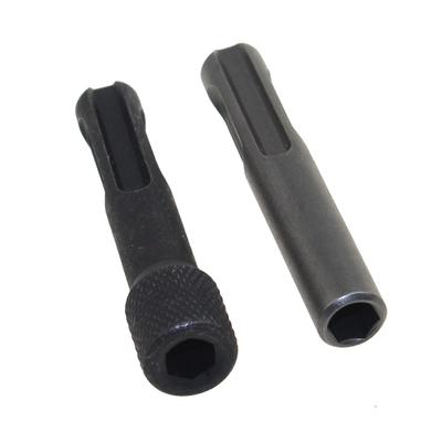 2 Stück SDS Plus auf 1/4" Zoll Sechskantnuss Schlagschrauber Adapter Set Konverter Schlagbohrer Hammer Adapter Umwandlungswerkzeug