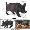 Realistic Farm Animal Models: Big Yellow Duck, Rooster, Turkey, Goose, and Swan