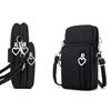 Casual Small Shoulder Bag Women Cell Phone Pocket Case Waterproof Nylon Sport Arm Package Mini Messenger Purse Crossbody Handbag
