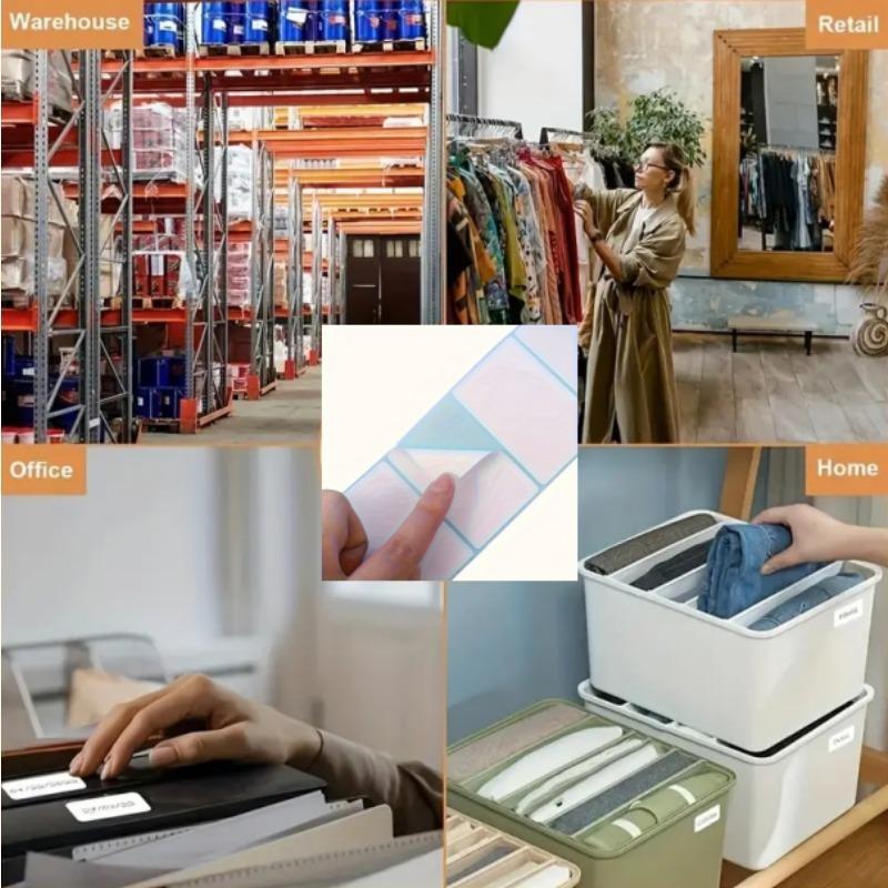 Self adhesive blank label stickers