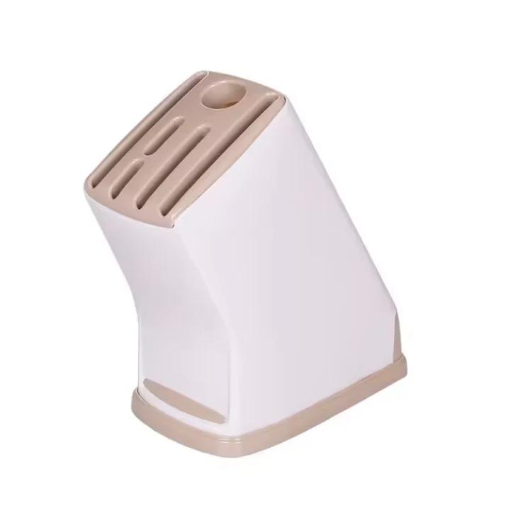 

1 шт. Многофункциональная прочная кухонная пластиковая подставка для ножей, держатель для хранения, дренажная стойка для столовых приборов, органайзер для кухонных принадлежностей хаки