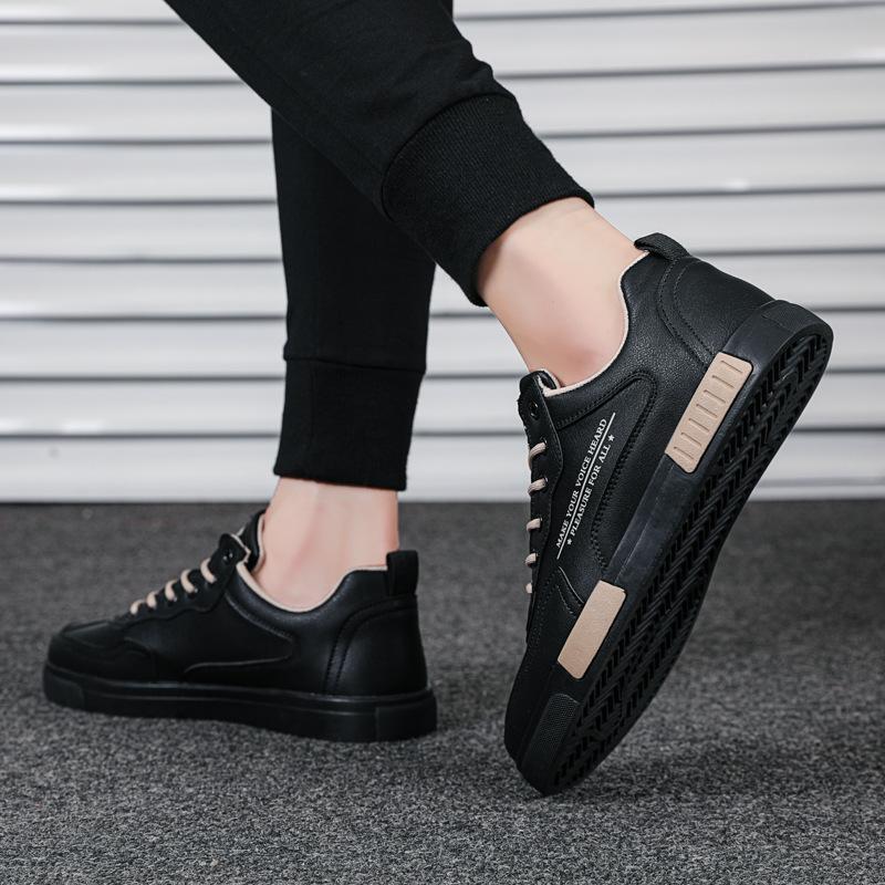 Men's Non-slip Leather Casual Shoes Formal Wear Lightweight Men's Shoes Fashion Trend Outdoor Walking Shoes 2024