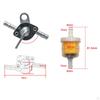 Professional Gas Fuel Switch with Filter Line for Motorcycle Red