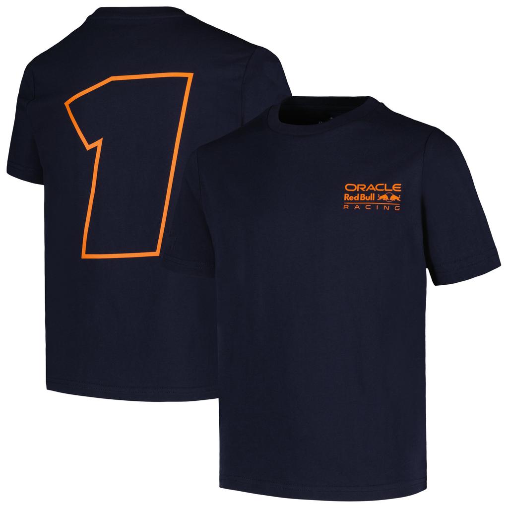 T-shirt con Logo Red Bull Racing Stampato Streetwear Uomo Donna Oversize Y2k Manica Corta Stampa Singolo Lato Alta Qualità Abbigliamento Femminile Maschile