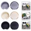 Kitchen Sink Sponge Holder Scrubber Tray Silicone with Drain Spout Automatic Water Organizer