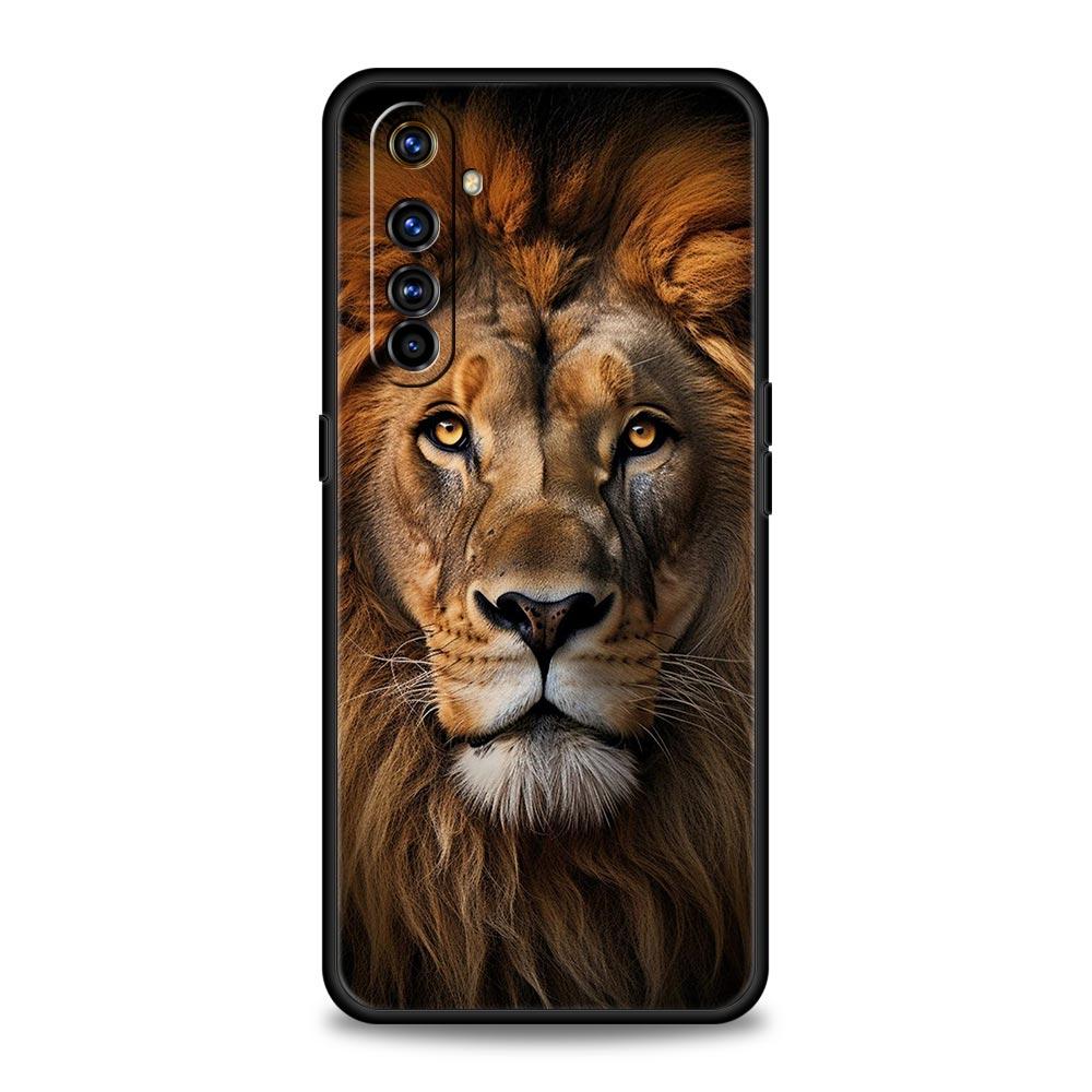 Soft TPU Case For Realme C67 C63 C55 C53 C25 C21 10 11 12 13 GT 2 3 5 Pro Plus 5G Shockproof Phone Cover The Lion Fundas Capas