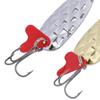 Pack of 2 Fishing Tackle Metal Spoon Lure Baits Crankbaits Hook
