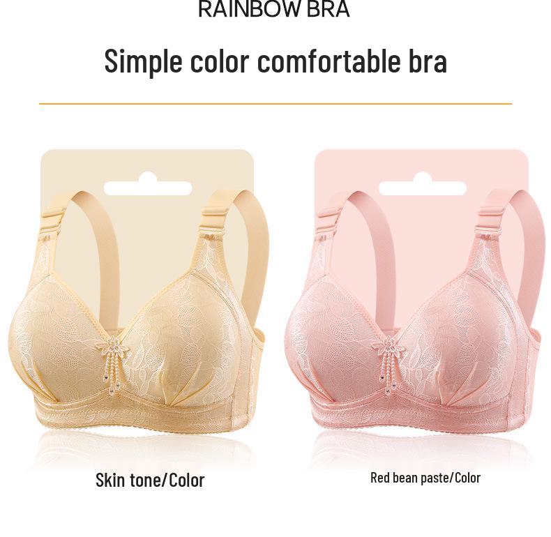 Plus Size Comfortable Breathable Wire-Free Back-Shaping Anti-Sagging Side Support Bra