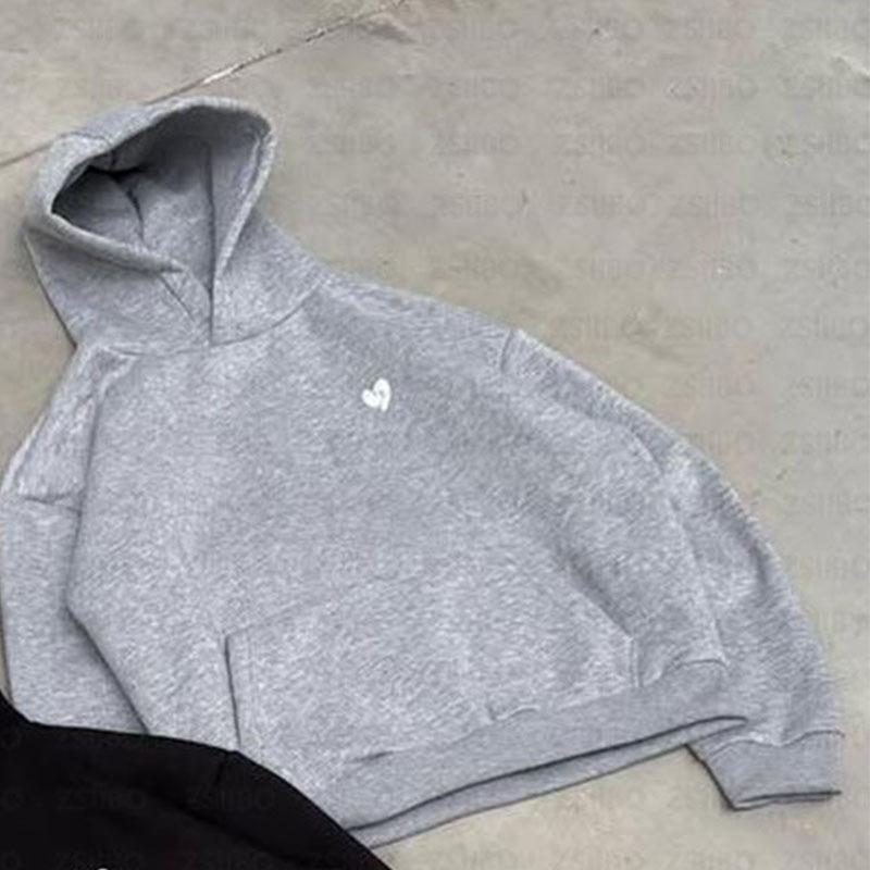 Unisex Uni Hoodie Trainingsanzug Lockerer Sitz Streetwear Passendes Set Langarm Kapuzenpullover und Weite Hosen für den Herbst